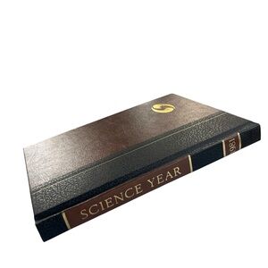 The World Book Science Annual 1981 Science Year Childcraft Inc Gold Hardcover Bk